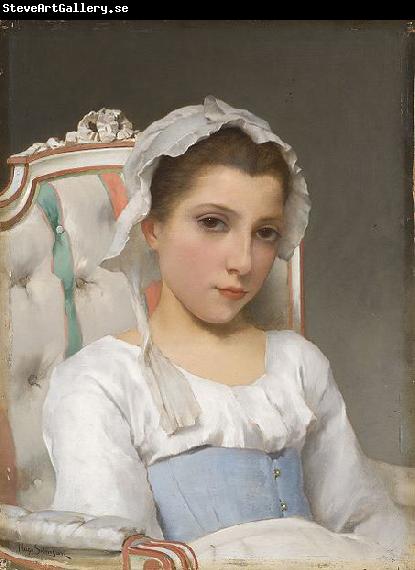 unknow artist Portrait of a young girl